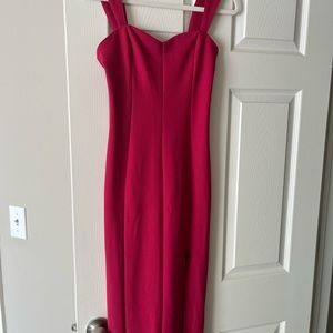Abercrombie & Fitch Wide Strap Corset Midi Dress